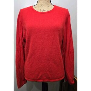 Queen of Scots 100% Cashmere Long Sleeve Sweater Women's XL